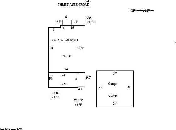 4311 Christiansen floor plan