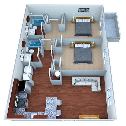 Floor plan Legacy 2-B - Phase II