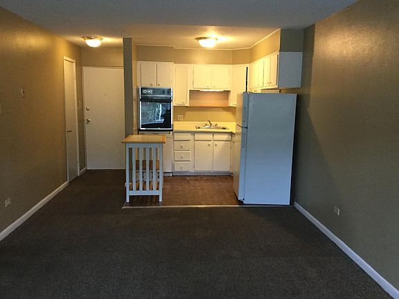 Kitchen open to living room