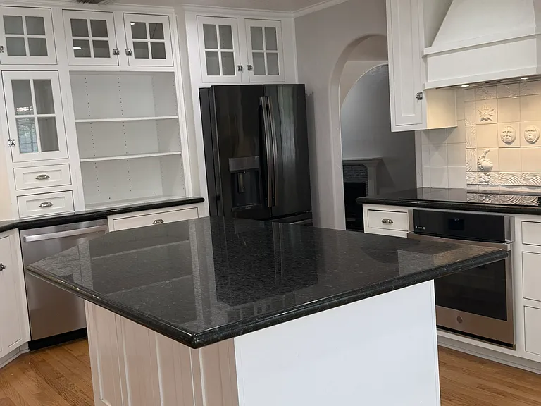 Open Kitchen with Granite Countertops