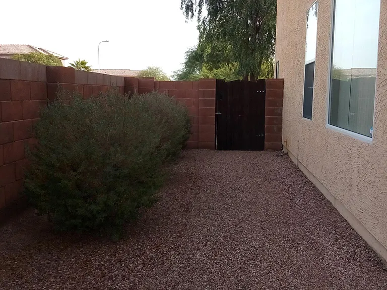 entrance to the backyard