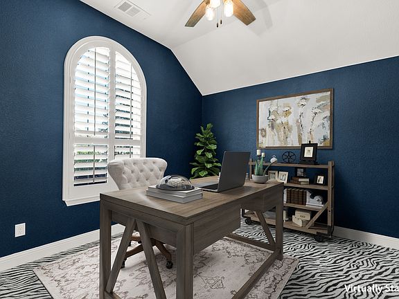 Large office in the front of the house