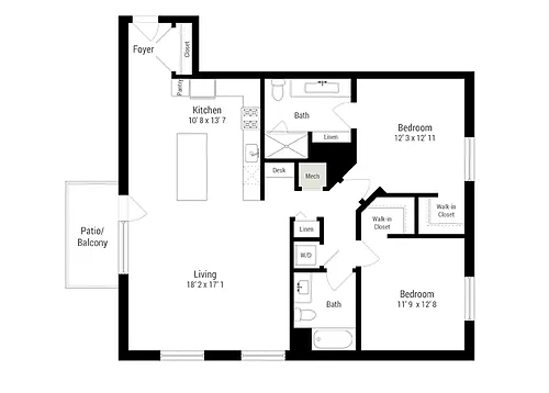 Floor plan 2E