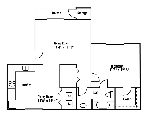 Floor plan The Sierra Reno