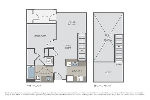 Floor plan Plan 1D Loft