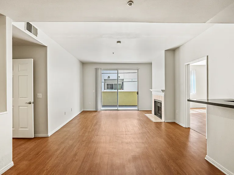 Open-Concept Kitchen, Dining, and Living Room Space