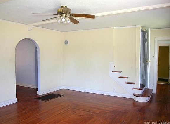 This is where the original single family home was converted into separate units.  The staircase can be restored to original to give second floor access if so desired.