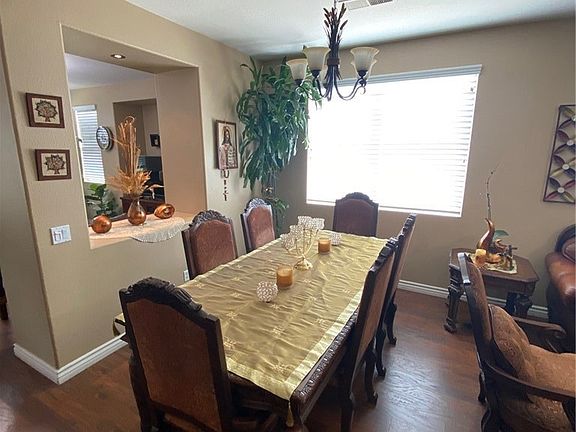Formal dining table area!