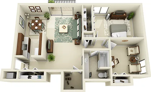 Floor plan 2B