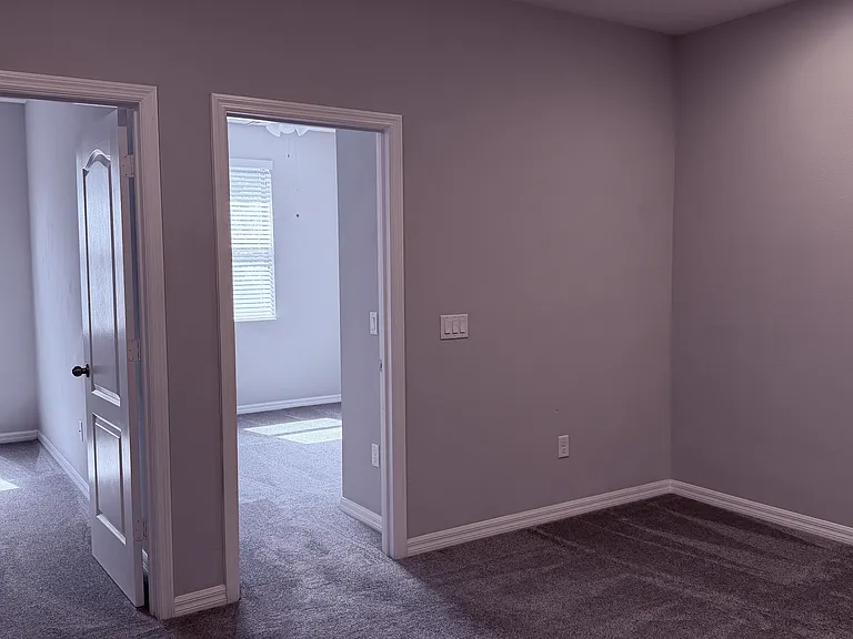 Loft showing entrances to two bedrooms