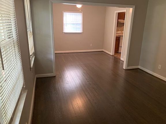 Living room looking toward dining room and kitchen