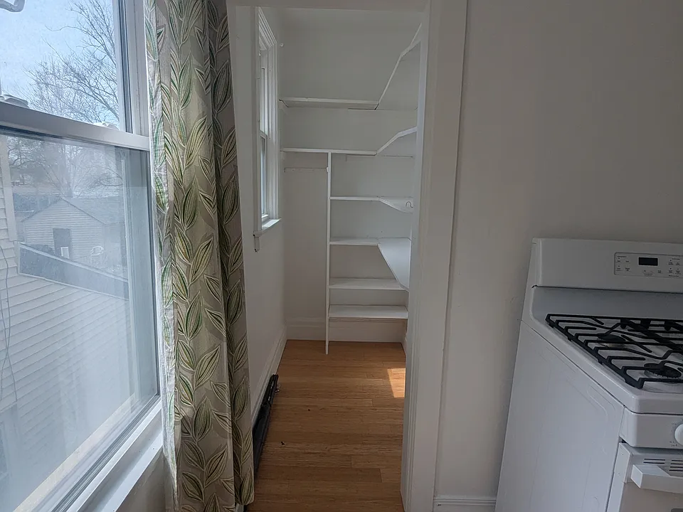Generous sized pantry off of kitchen