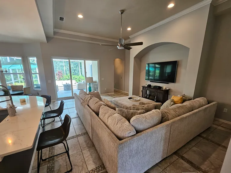 Living Room shown with furniture