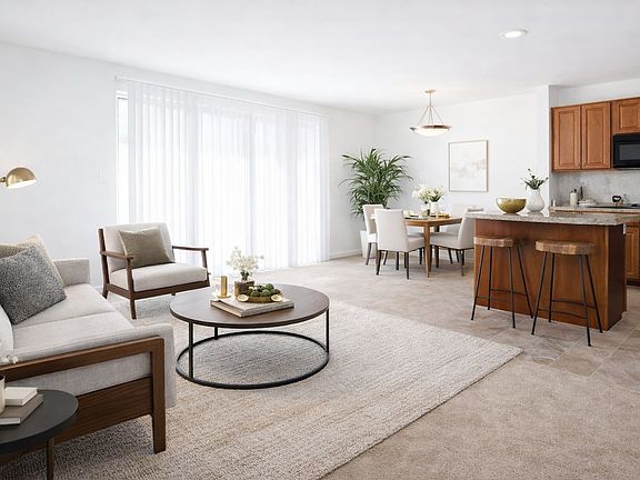 Open concept three bedroom