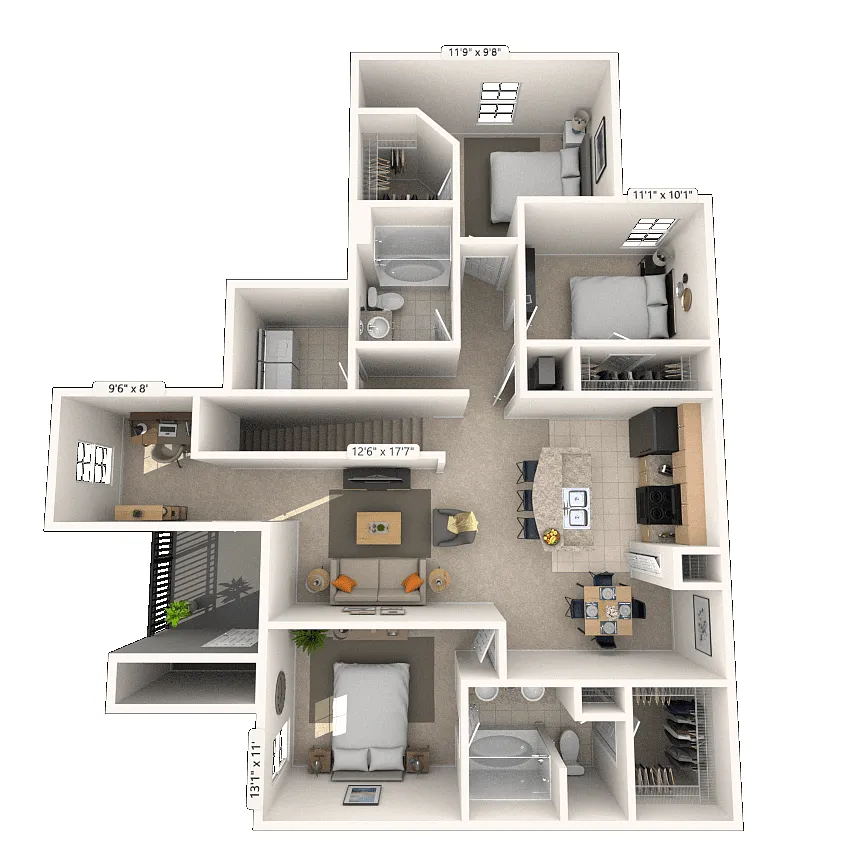 Floor plan 32D