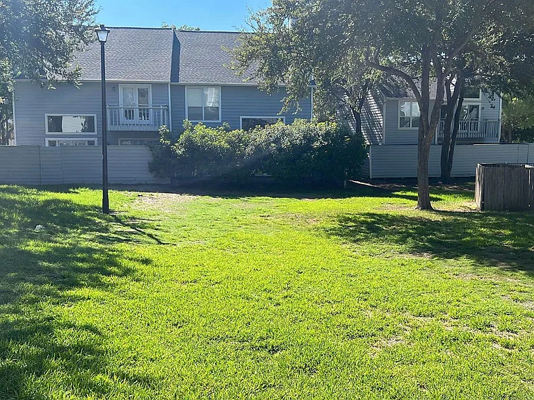 Green belt at the back of the house