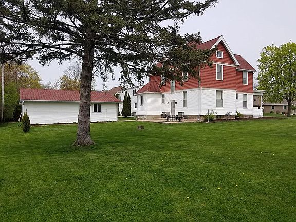 back of lot looking north