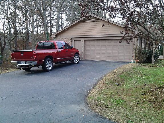 Two car attached garage