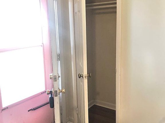 Front Door with coat closet