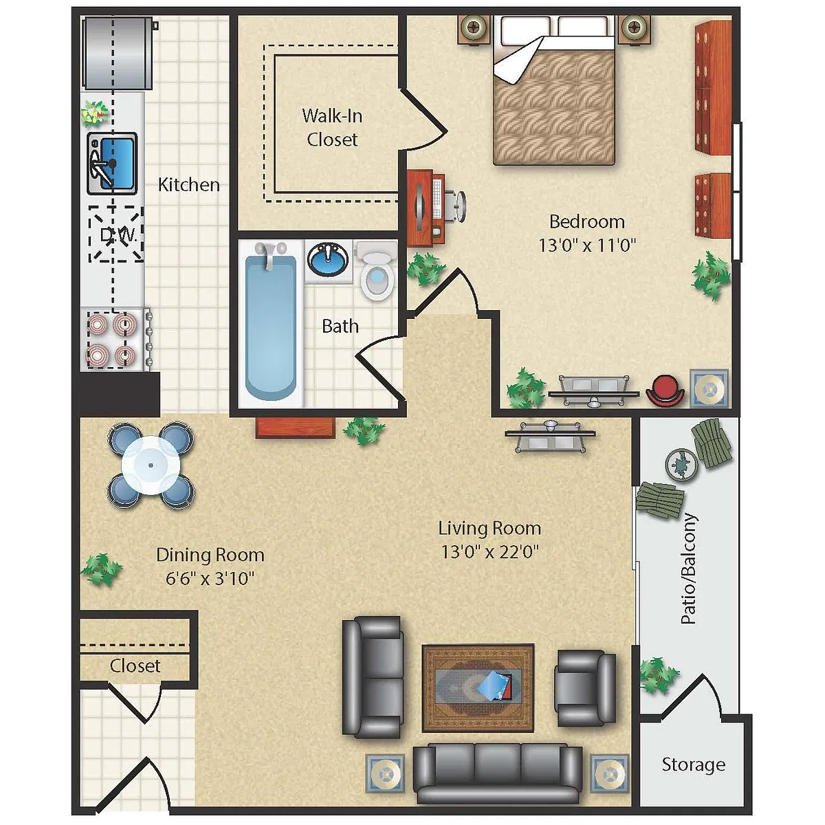 Floor plan Hamlet