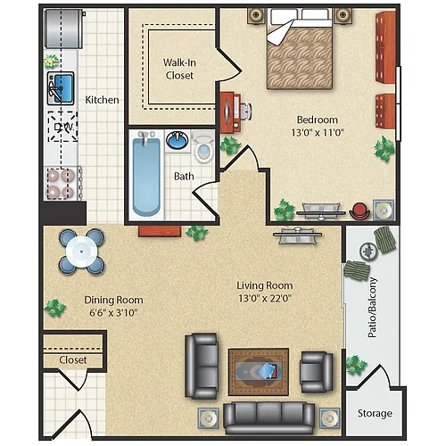 Floor plan Hamlet