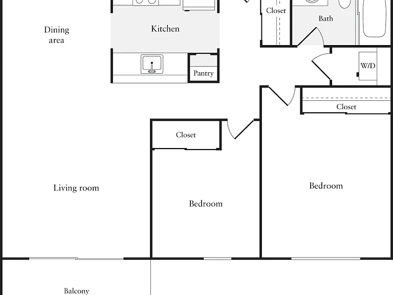 B1 - 2x1 Floor Plan B1 - 2x1 Floor Plan