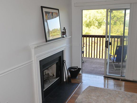 Family room with fireplace
