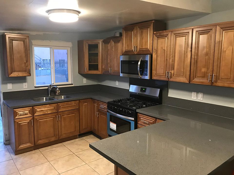 Kitchen with new cabinets and appliances