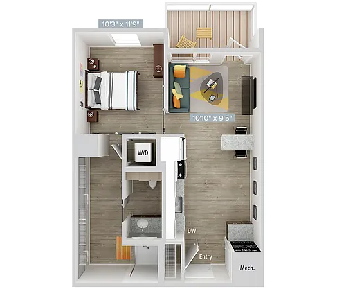 Floor plan 609