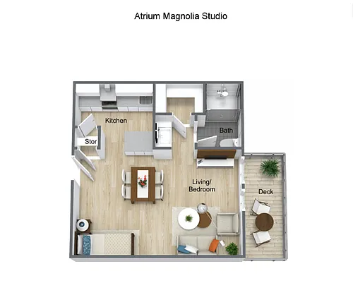 Floor plan Studio
