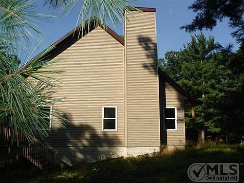 East side of house