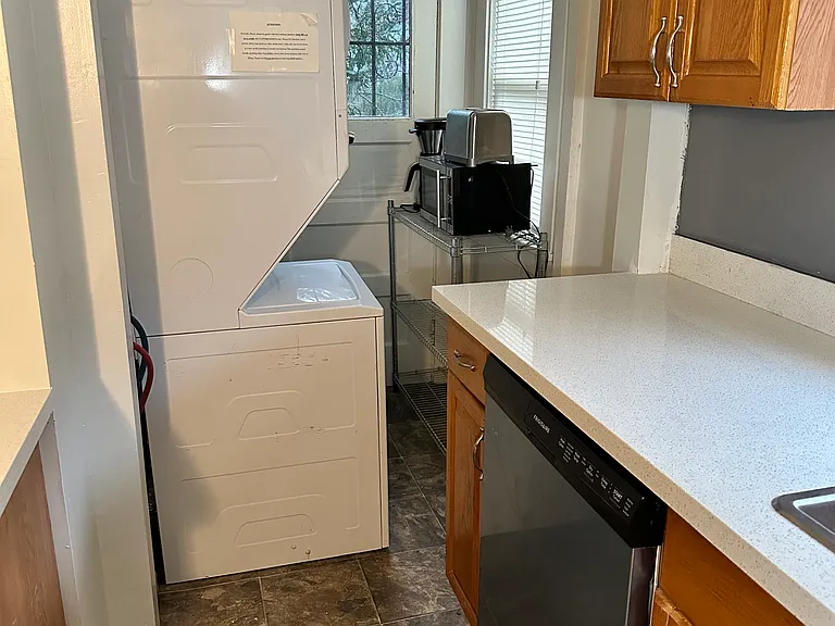 New countertop
Private washer and dryer