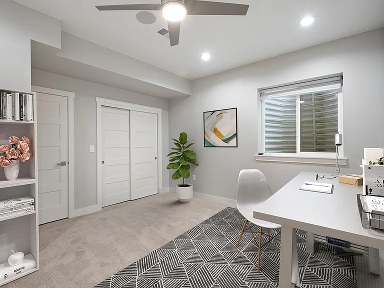 Office 3. This image shows a virtually furnished space. This space comes unfurnished.