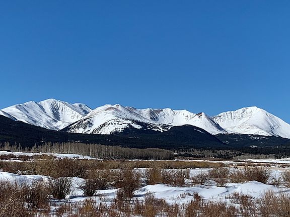 Stunning mountain view.