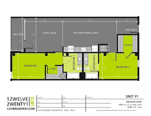 Floor plan P1