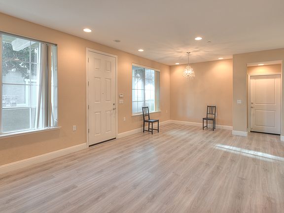 Dinner area, door from garage, front door