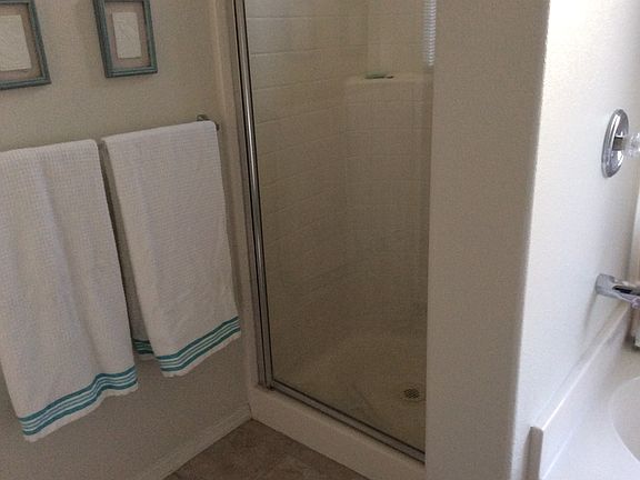 Master shower and bath