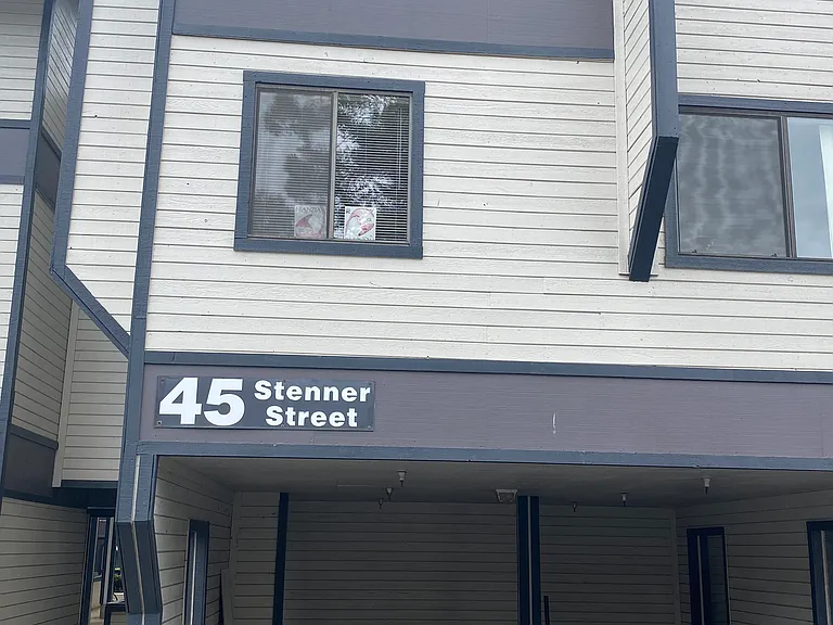 45 Stenner unit K, looking out to Grand Ave., a short 5 minute walk to campus.