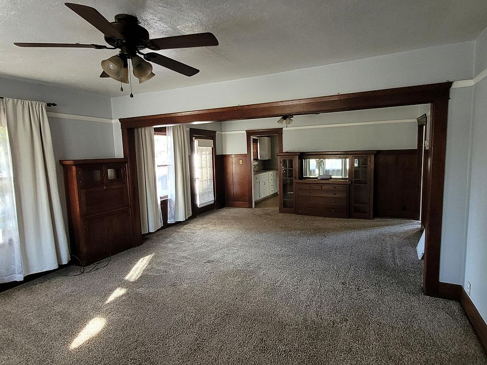 Living room view to dining room