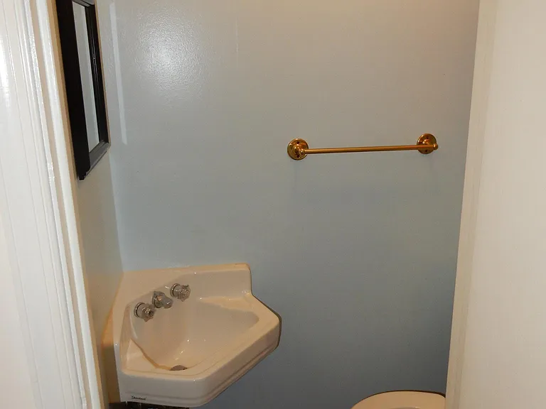 Half bath on main level.
