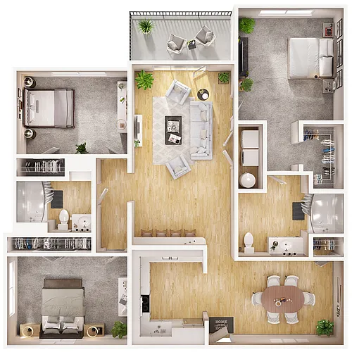 Floor plan 3A