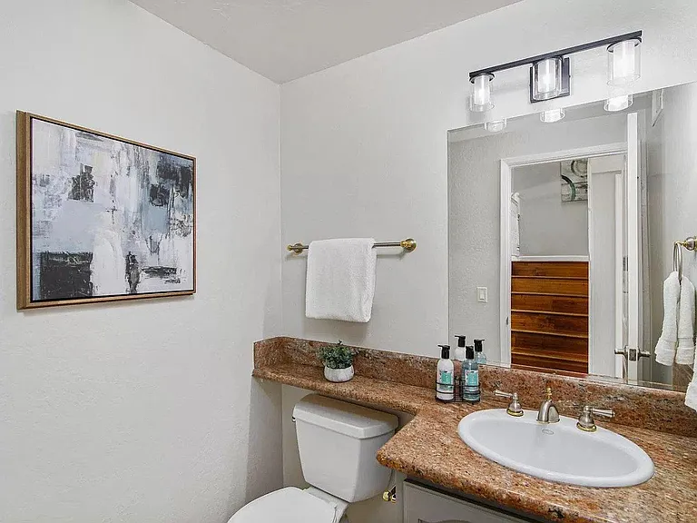 Half-restroom on the first floor