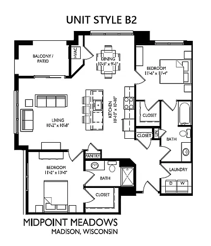 Floor plan B2
