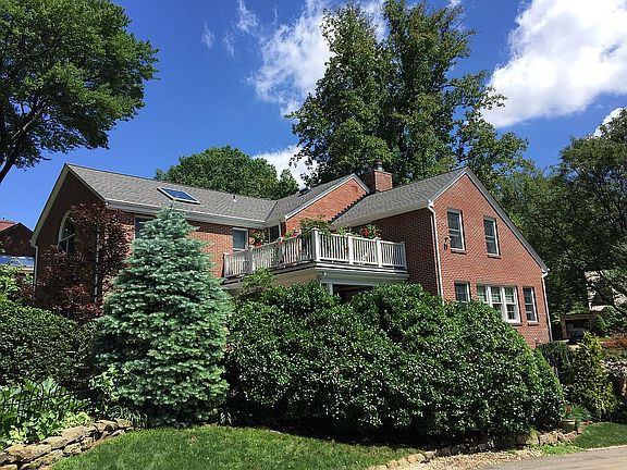 Side and rear of home