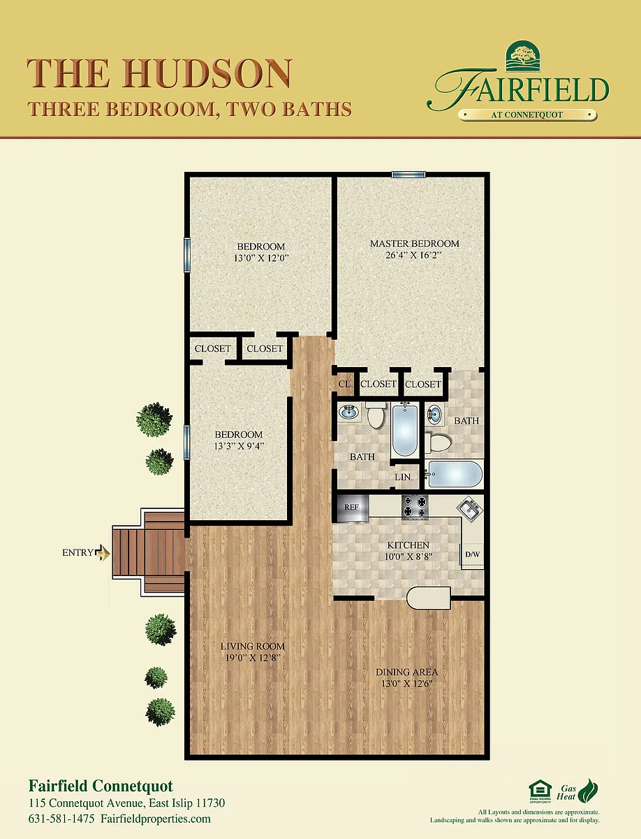 Floor plan The Hudson
