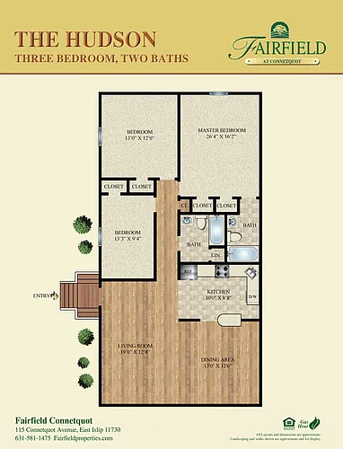 Floor plan The Hudson