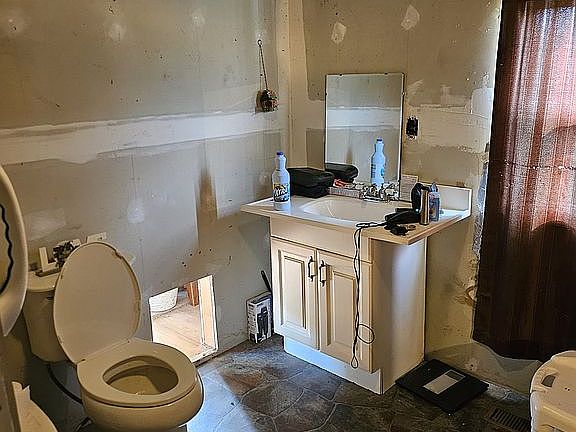 Unfinished due to husband's 