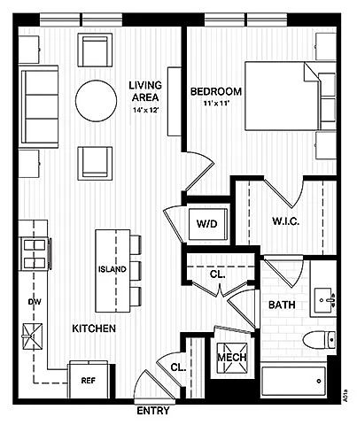 Floor plan A12A