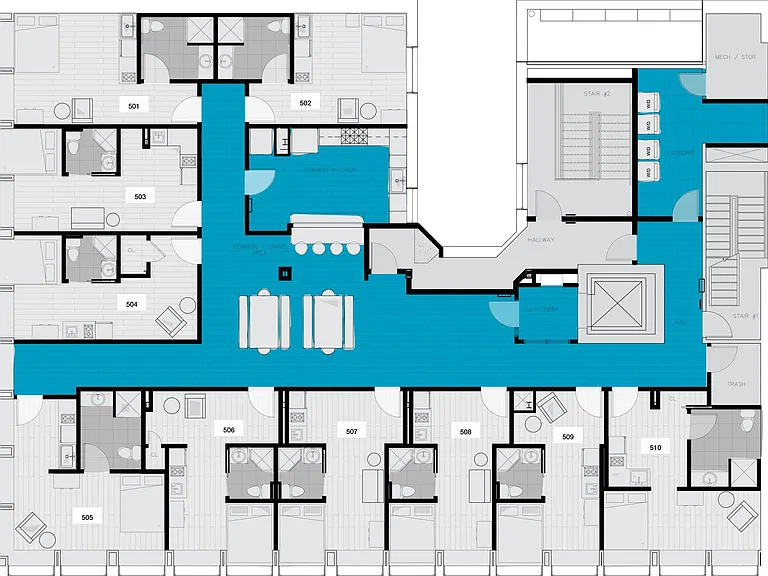 5th floor plan