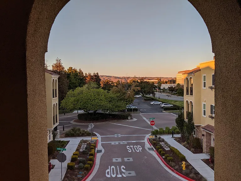 View from master bedroom balcony